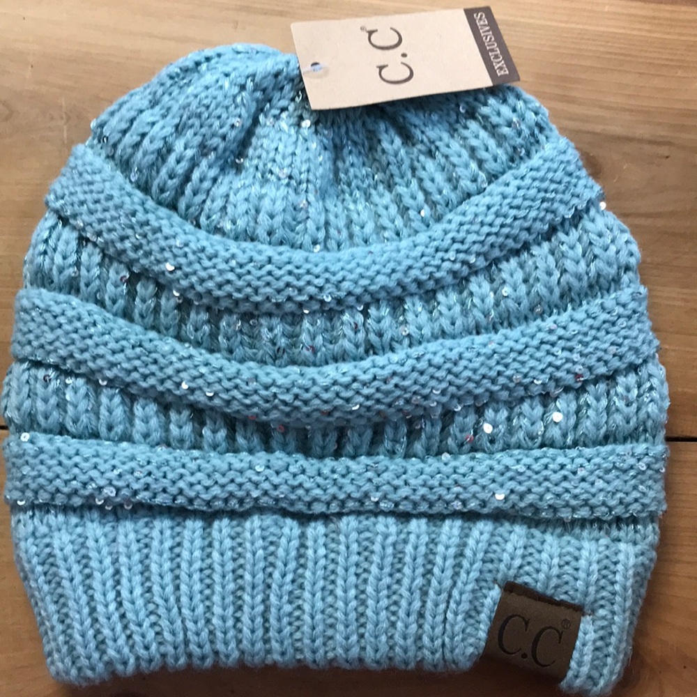 Sequin beanie